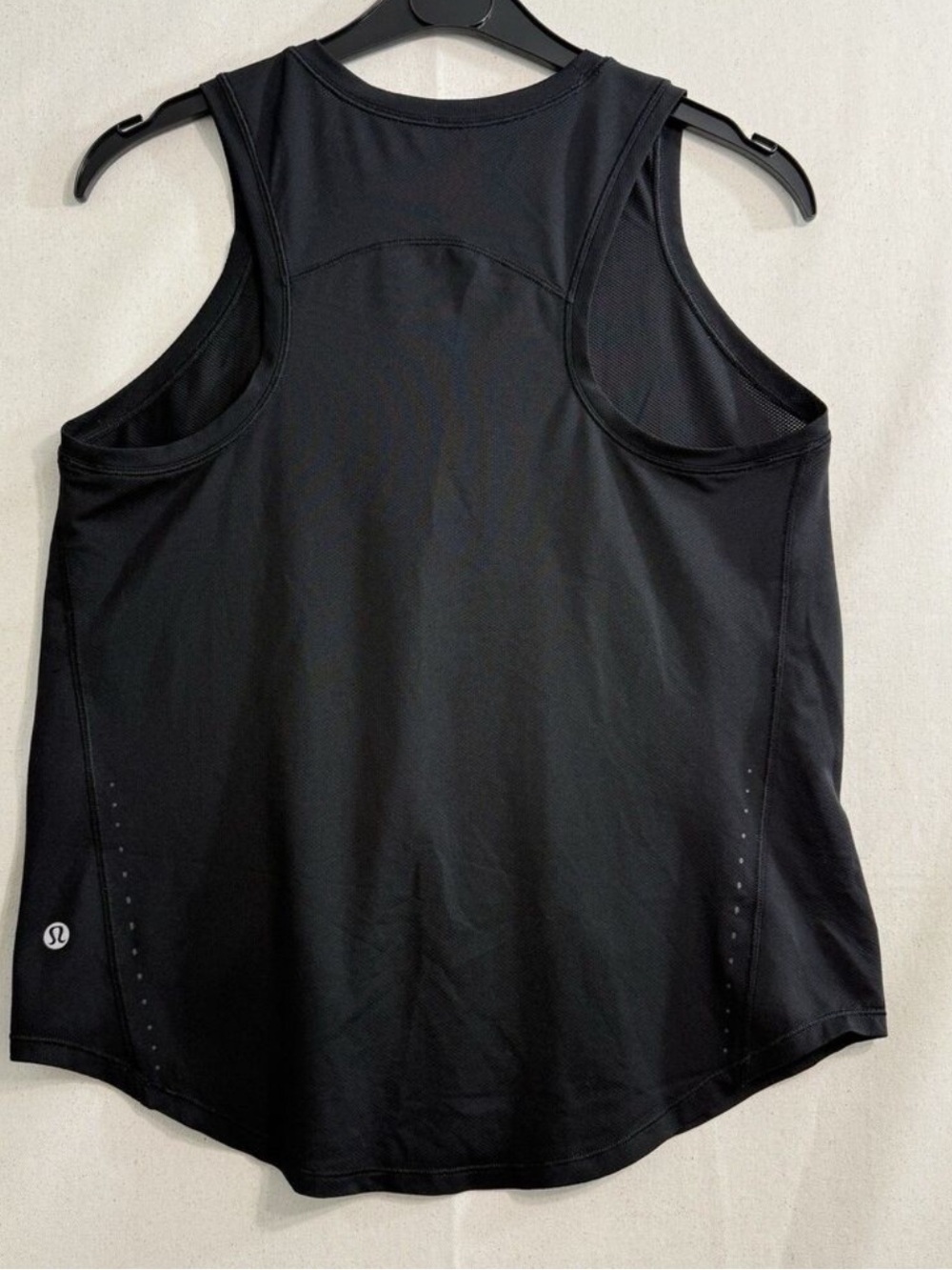 Lululemon High Neck Run And Train Tank Top Size 4 Black